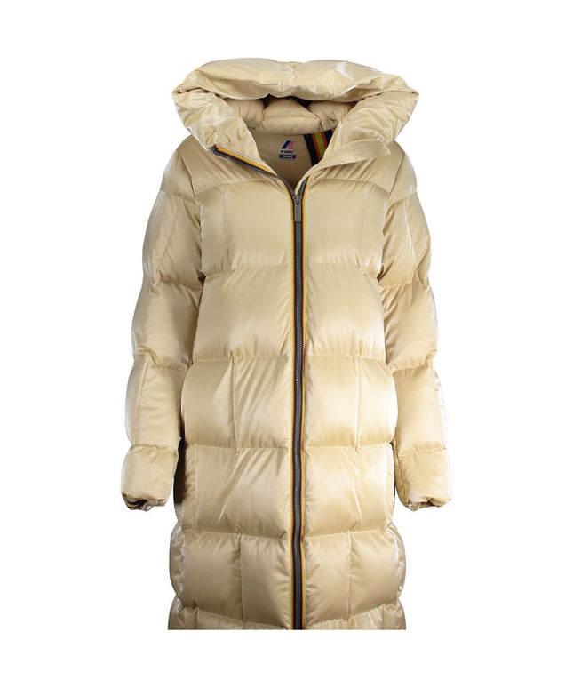 K-WAY Beige Polyester Jackets & Coat