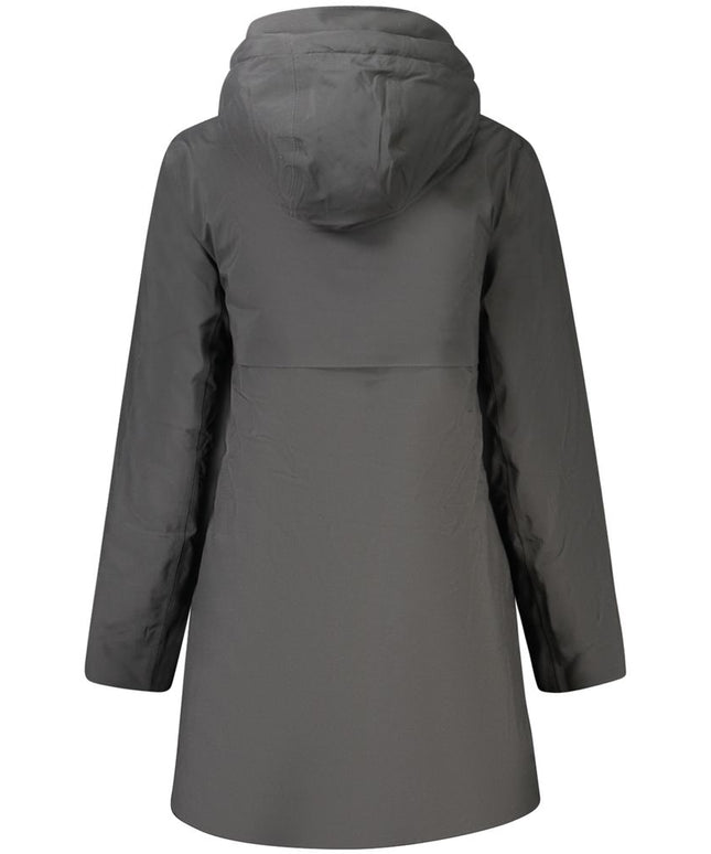 K-WAY Black Polyester Women Coat