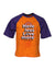 Dolce & Gabbana Orange Purple Printed Round Neck T-shirt