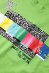 Dolce & Gabbana Green Graphic Printed Round Neck T-shirt