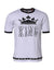 Dolce & Gabbana White Cotton Crown King Embroidery T-shirt