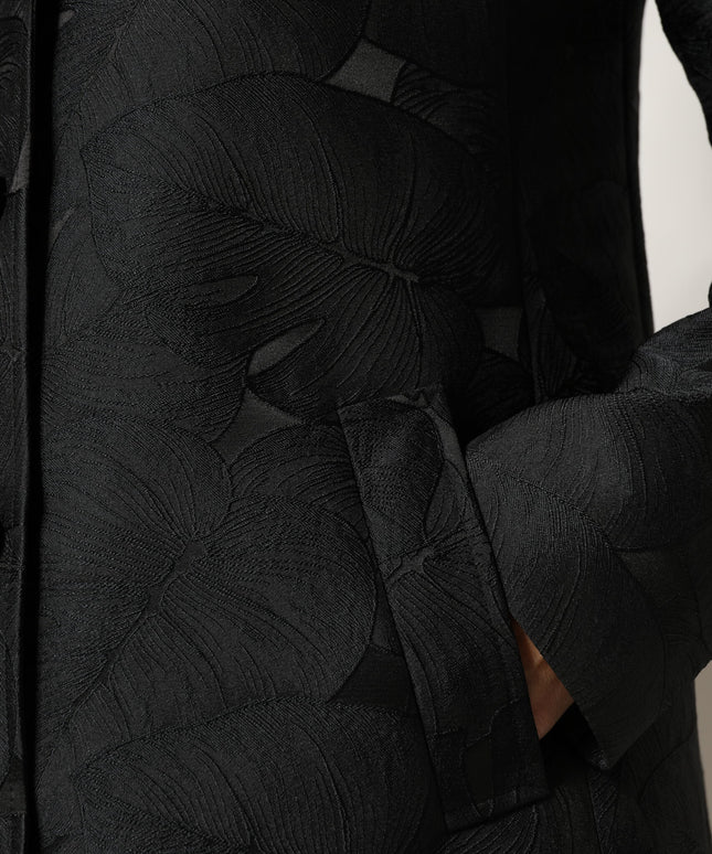 Dolce & Gabbana Black Single Breasted Trench Coat Jacket