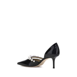Jimmy Choo Black Calf Leather Bos Taurus High Heel Pumps