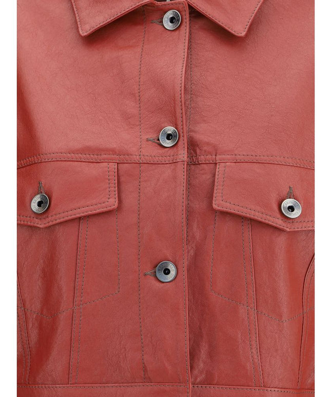 Brunello Cucinelli Leather Jacket