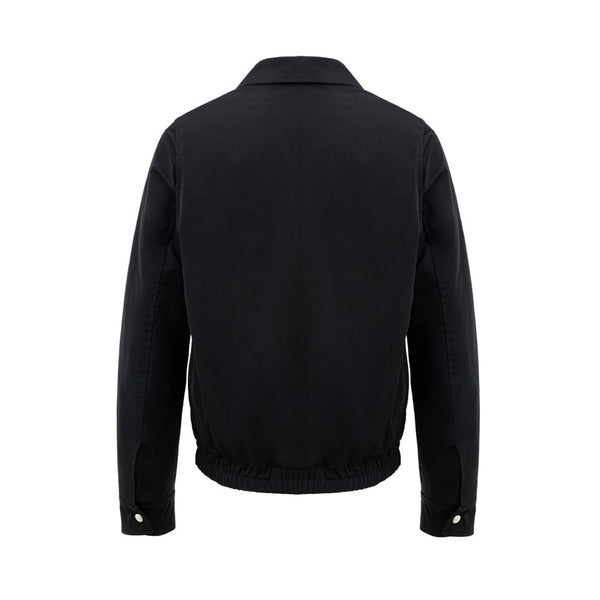 Ami Paris Black Polyester Jackets & Coat