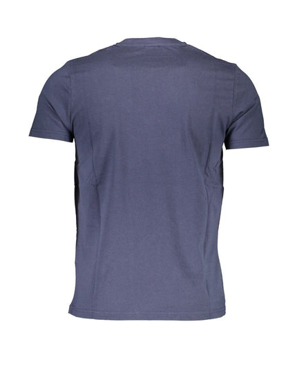 North Sails Blue Cotton Men T-Shirt