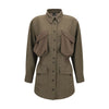 PINKO Linen Shirt Jacket
