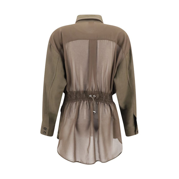 PINKO Linen Shirt Jacket