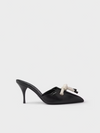 Prada Black Nappa Leather Rope DetailSandals