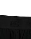 Dolce & Gabbana Black Cotton Stretch Regular Boxer Underwear