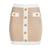 Balmain Beige Viscose Skirt
