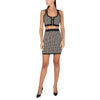 Balmain Black Viscose Skirt