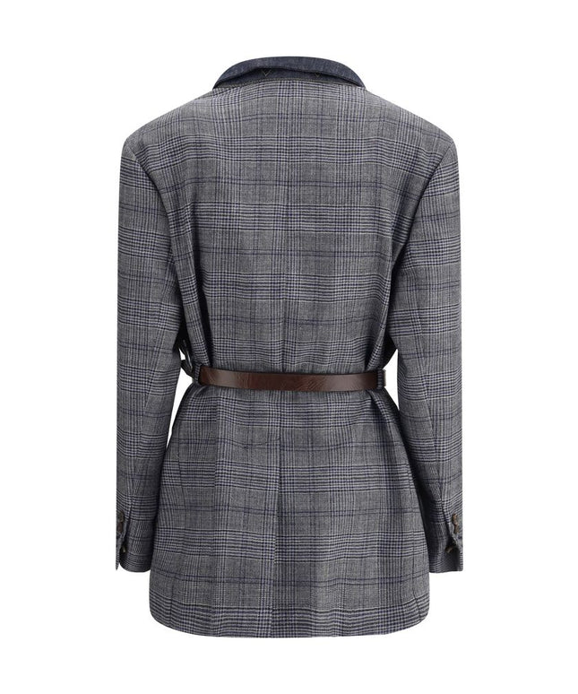 Brunello Cucinelli Prince of Wales pattern Blazer