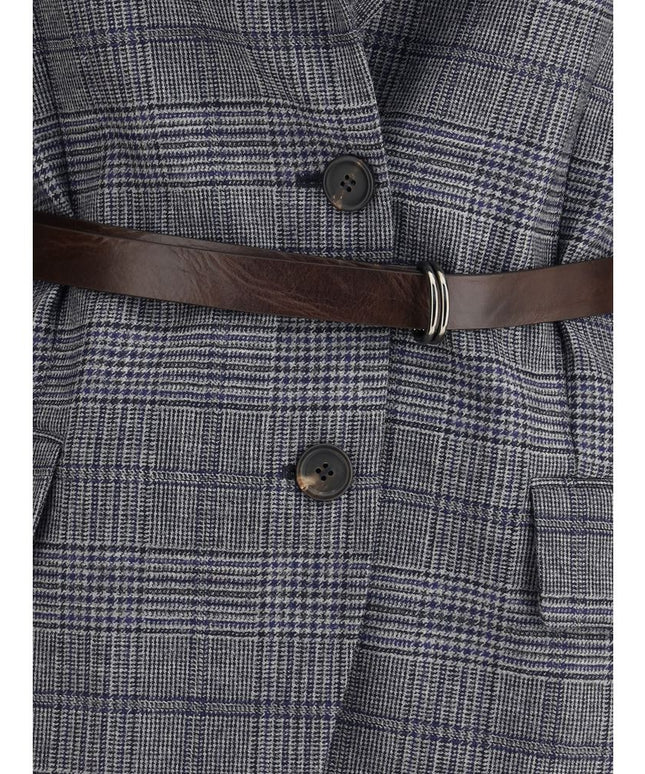 Brunello Cucinelli Prince of Wales pattern Blazer