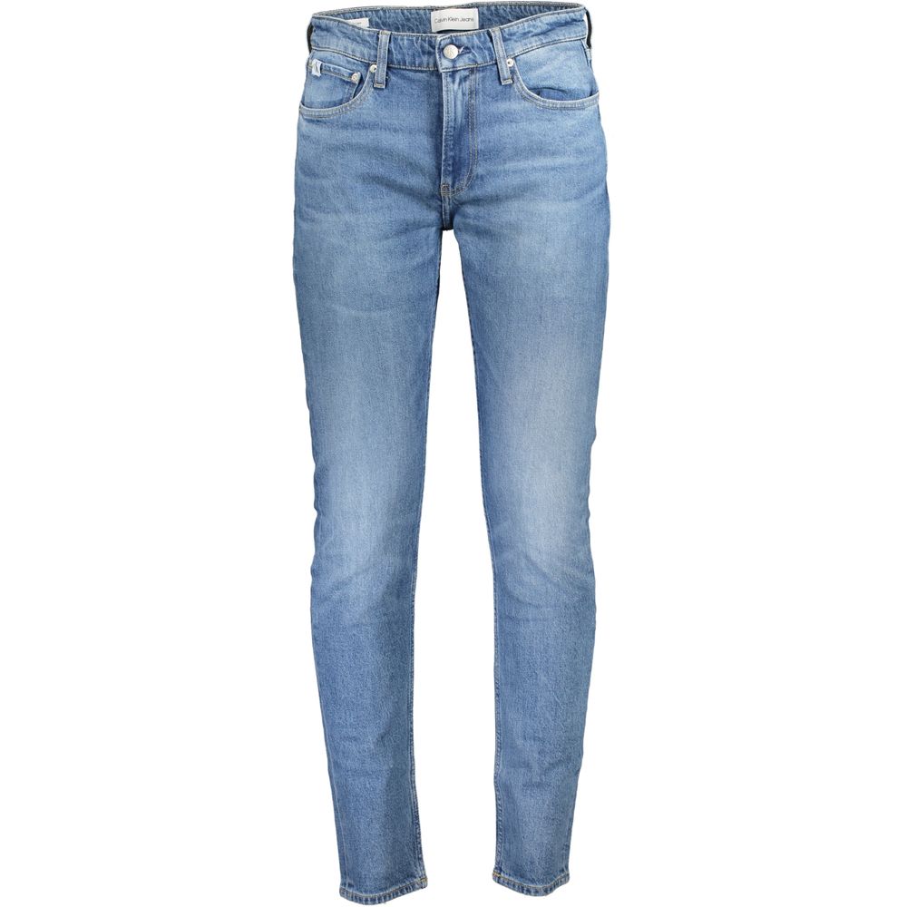 Calvin Klein Blue Cotton Men Jeans