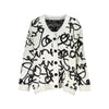 Desigual Chic Contrasting V-Neck Cardigan
