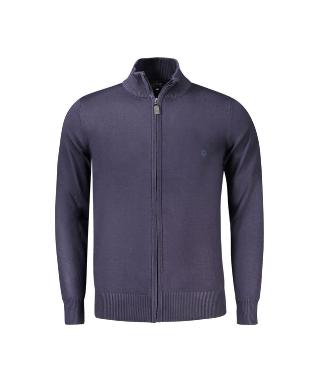 Coveri Moving Blue Viscose Men Sweater