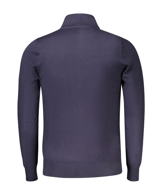 Coveri Moving Blue Viscose Men Sweater