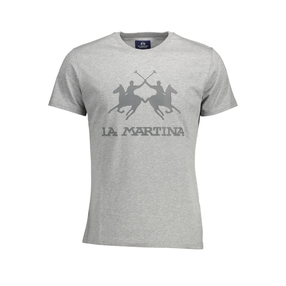 La Martina La Martina Brown Cotton Men T-Shirt (Italian Size MEN: M, nan: nan, nan: nan)