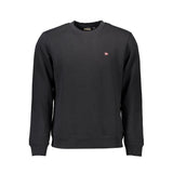 Napapijri Napapijri Black Cotton Men Sweater (Italian Size MEN: S, nan: nan, nan: nan)