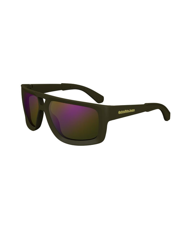 Calvin Klein Green Plastic Men Sunglass