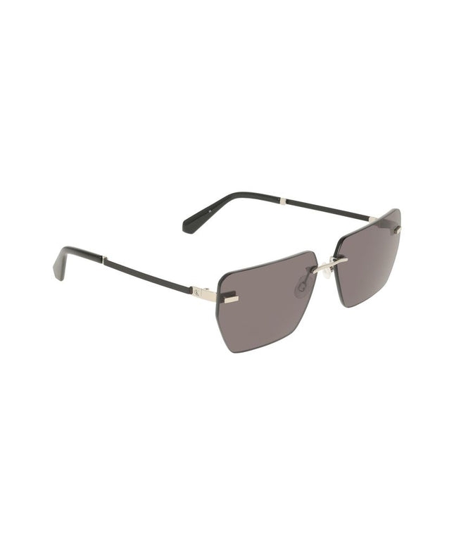 Calvin Klein Gray Metal Men Sunglasses
