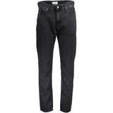 Calvin Klein Black Cotton Men Jeans