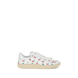 Valentino Garavani White Calf Leather Bos Taurus Low Top Sneakers