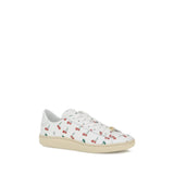 Valentino Garavani White Calf Leather Bos Taurus Low Top Sneakers