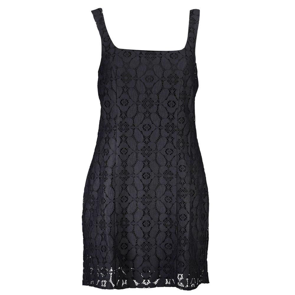Desigual Desigual Black Polyester Women Dress (Italian Size WOMEN: M, nan: nan, nan: nan)