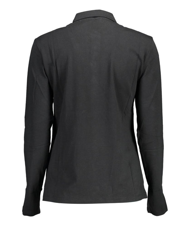 U.S. POLO ASSN. Black Cotton Women Polo Shirt