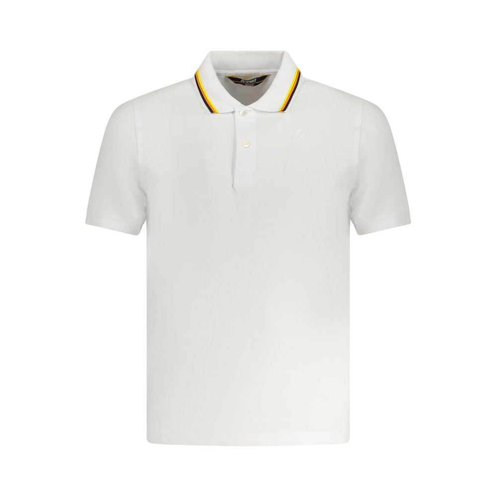 K-WAY K-WAY White Cotton Polo Shirt (Italian Size MEN: S, nan: nan, nan: nan)