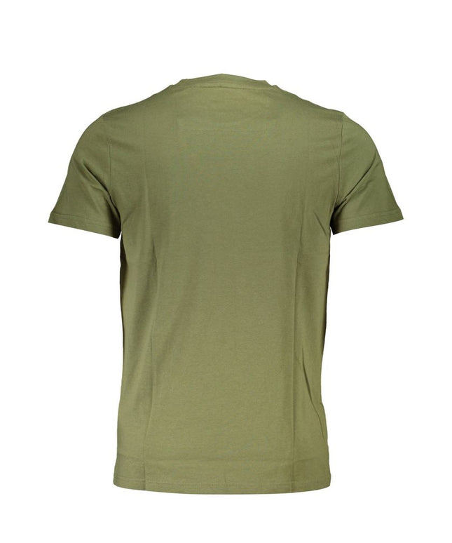 Cavalli Class Green Cotton Men T-Shirt