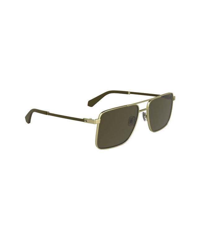 Calvin Klein Gold Metal Men Sunglass