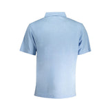 La Martina Light Blue Cotton Men Polo Shirt