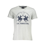 La Martina Brown Cotton Men T-Shirt