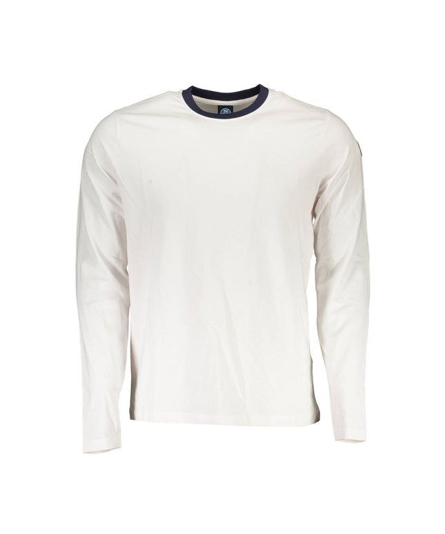 North Sails White Cotton Men T-Shirt