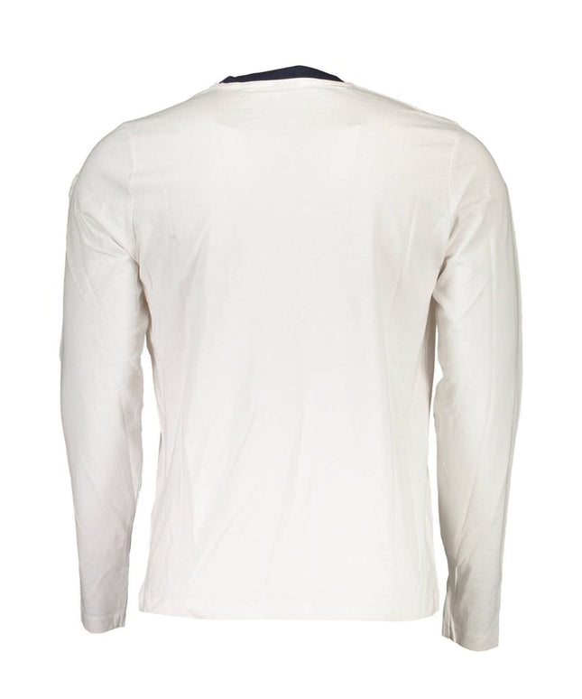 North Sails White Cotton Men T-Shirt
