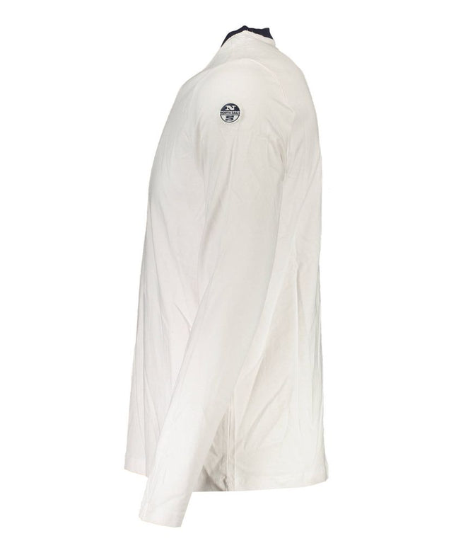 North Sails White Cotton Men T-Shirt