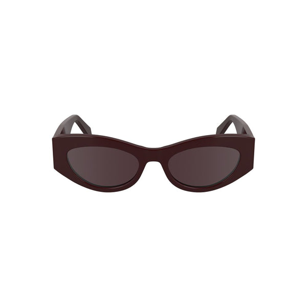 Calvin Klein Red Acetate Women Sunglasses