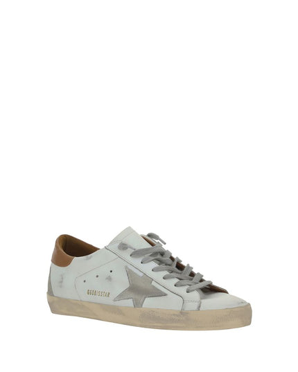 Golden Goose White Leather Superstar Sneakers