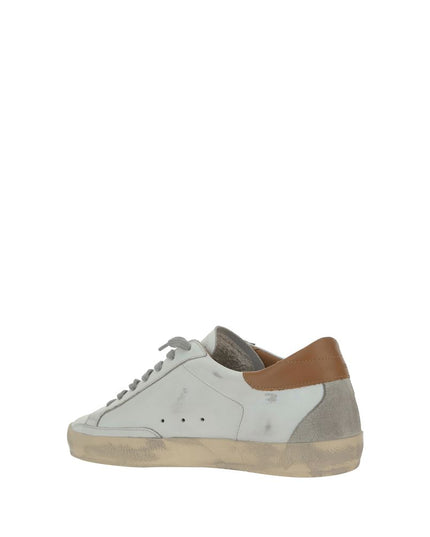 Golden Goose White Leather Superstar Sneakers
