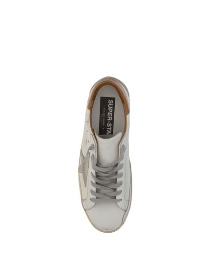 Golden Goose White Leather Superstar Sneakers