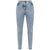 Balmain Blue Cotton Women's High-Waisted Jean