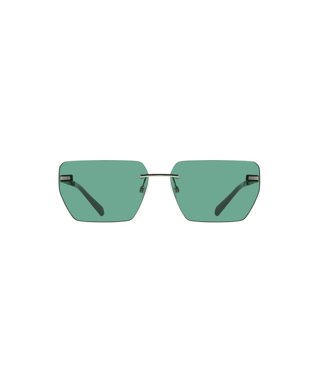 Calvin Klein Green Metal Men Sunglass