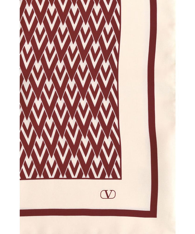 Valentino Garavani Toute la V silk Scarf