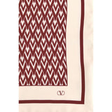 Valentino Garavani Red Silk Scarf