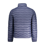 K-WAY Blue Polyamide Men Jacket