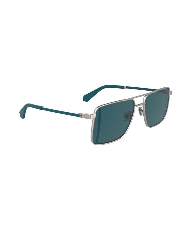 Calvin Klein Gray Metal Men Sunglass