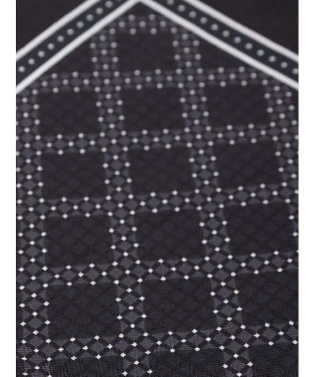 Dolce & Gabbana Black Silk Pocket Square